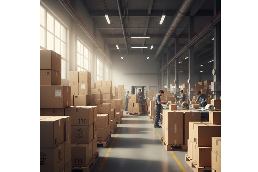Ảnh: hộp carton được ứng dụng trong đóng gói, vận chuyển hàng hoá